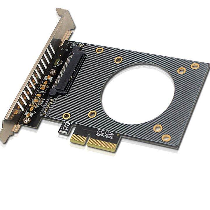 u-2-ssd-sff-8639ไปยัง-pci-การ์ดอะแดปเตอร์ขยาย-x4สำหรับ-ssd-nvme-ไรเซอร์การ์ด-pci-express-x4-x8-x16-gen4-64gpbs-สำหรับอะแดปเตอร์-fjk3825เดสก์ท็อปพีซี