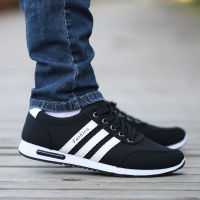 Mens Shoes 2023 New Breathable Deodorant Canvas Shoes Korean Versatile Sports Casual Shoes Soft-soled Non-slip Wear-resistant Shoes