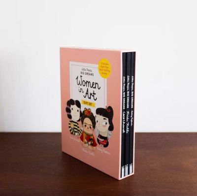 [หนังสือ เด็ก] Little People, BIG DREAMS: Women in Art : 3 books from the best-selling series! Coco Chanel - Frida Kahlo - Audrey Hepburn ของแท้ Hardcover