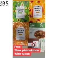 ✪1 random facial mask free 3boxpheno with tusok (finokinon) hrtby chukie inchoco♬