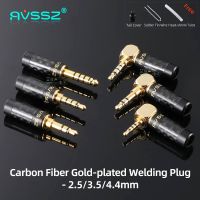 【CW】☒❇  AVSSZ Carbon 3.5mm jack Stereo Headphone Welding Plug Straight / 3 4 5 Poles Repair 2.5mm 4.4mm