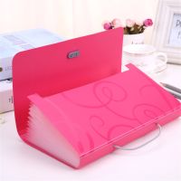 ✎◊◘ A6 Expanding Wallet Organ Bag Waterproof File Bag Organizer Data Book File Pouch Bill Folder School Office Binder Family Folder