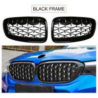 Car Front Bumper Grille Diamond Kidney Racing Grille Air Intake Grille for BMW 3 Series F30 F31 2012-2018 320I 325I