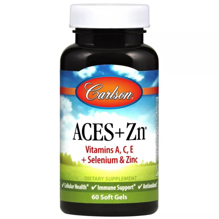 Carlson Aces Zn 60 Softgels Vitamin A C E Selenium And Zinc Multivitamin Lazada Ph