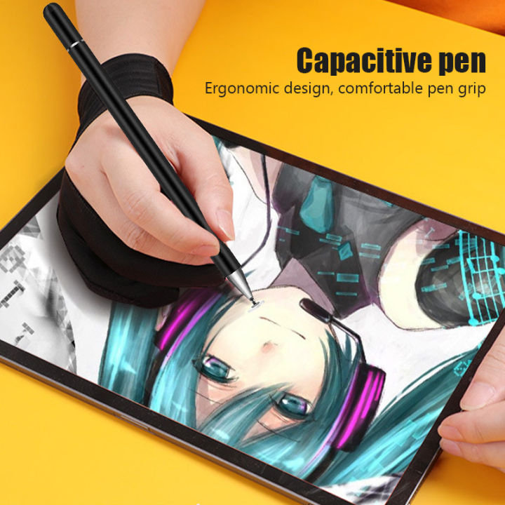 ปากกาสไตลัสวาดภาพหน้าจอสัมผัสปากกาสไตลัส2-in1-ปากกาแบบสัมผัสสำหรับ-appl-android-ipad-สมาร์ท-tocuh