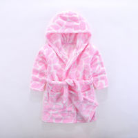 Autumn Winter Baby Kids Sleepwear Robe Flannel Warm Bathrobe For Girls Boys Pajamas 4-12Years Teenagers Childrens Dressing Gown