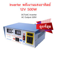 ถูกที่สุด❗❗ อินเวอร์เตอร์พลังงานแสงอาทิตย์ 500W อินเวอร์เตอร์พาวเวอร์ซัพพลายพลังงานแสงอาทิตย์ 12V DC/220V AC เอาต์พุต