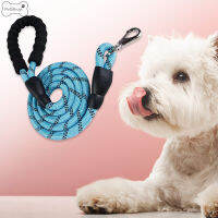 สายจูงสำหรับสุนัขฝึก PetStbuyi สายจูงสีฟ้าอ่อนสีแดง/ดำ/พร้อมมิเตอร์ความยาว1.5สำหรับสุนัขขนาดกลางและใหญ่มีสายจูงสำหรับสุนัขฝึกสีแดง/ดำ/สีฟ้าอ่อนพร้อมมิเตอร์ความยาวสำหรับขนาดกลางและใหญ่สุนัข GG-MY สนามหลังบ้าน