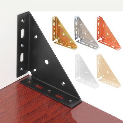 90 Degree Angle Corner Brackets Furniture Connector for Bed Plate Fixed Fastener Thick Metal Cabinet Hinge Hardware Accessories