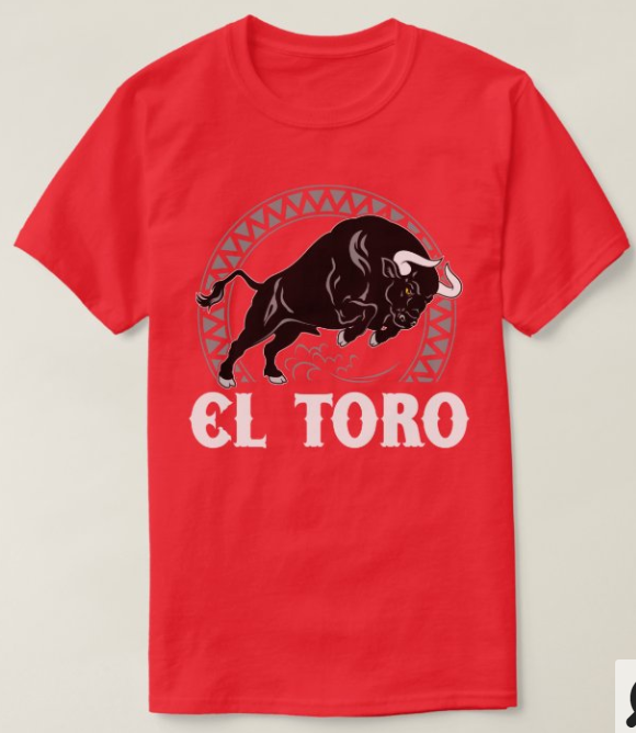 el-toro-the-bull-วัฒนธรรมเม็กซิกันเสื้อยืดสเปนแฟชั่นขายดีเสื้อยืดผู้ชายคอกลมแขนสั้นผ้าฝ้ายคุณภาพสูง-new