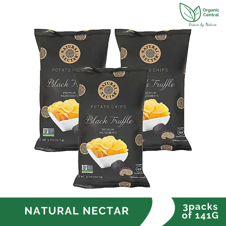 Natural Nectar Potato Chips Black Truffle Bundle of Three (3)142g