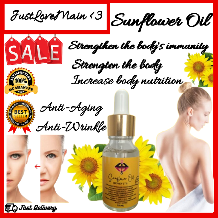 Sunflower Oil Strengthens the skin as it containsanti inflammatory