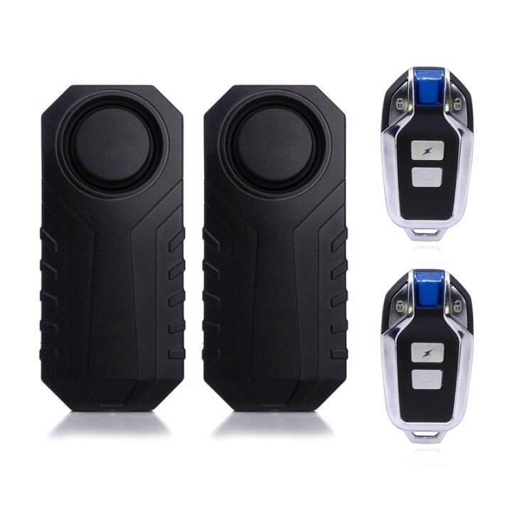 Wireless Remote Control Vibration Alarm Motion Sensor Waterproof Home Vibration Burglar Alarm
