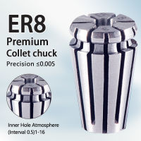 YI CHANG ลูกคอลเลต ความแม่นยำสูง ER8 Collet Chuck ยืดหยุ่น 1 2 3 4 5 เครื่องแกะสลักแบบหนีบ Rod Milling Cutter Shank CNC เครื่องมือ Holder Spring Chuck