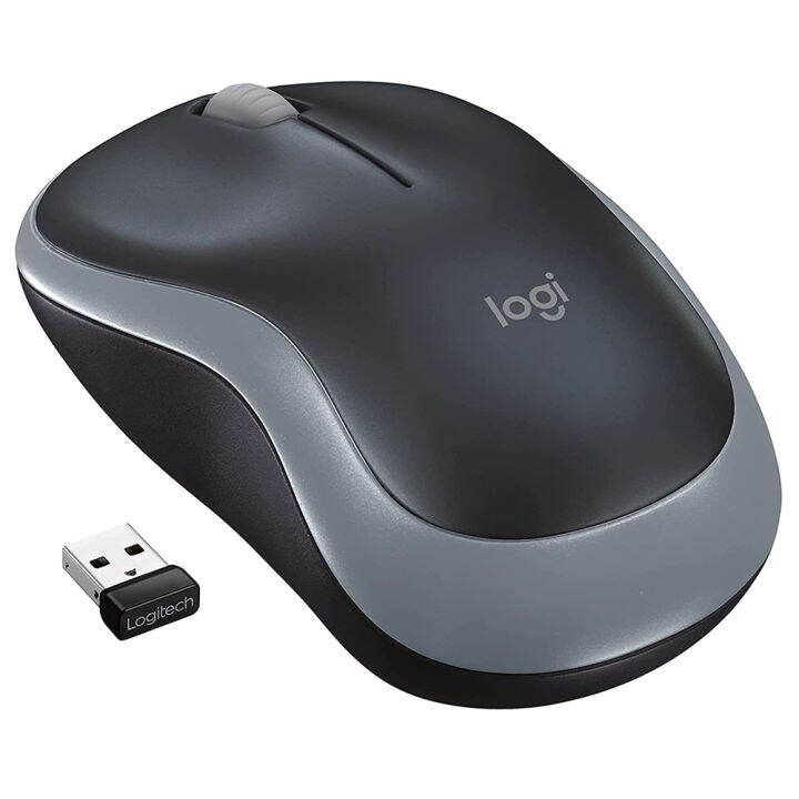 logitech-m185-wireless-mouse-grey-เม้าส์ไร้สาย-สีเทา-ของแท้-ประกันศูนย์-3ปี