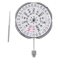 GM02 Quartz Movement Dual Calendar 3Pin Digital Watch Movement Week Calendar Watch Eplacement