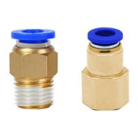 1Piece PC/PCF Pneumatic connector 4mm 12mm fitting thread 1/8 quot; 1/4 quot; 3/8 quot; 1/2 quot; air Thread Female Straight Air Fitting