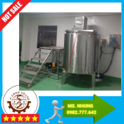 Bồn khuấy gia nhiệt nước rửa chén 1000 lít mới 100%