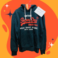 [แท้100%] Superdry Sweat Shop Duo Hoodie Size S เสื้อฮู๊ด ผู้ชาย / ผู้หญิง