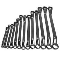 （Conbo metals）ชุดเครื่องมือประแจแรงบิดวงล้อกล่องคู่ End Offset Ring Key Set Bend Neck Ratchet Wrenches Spanner Universal Key