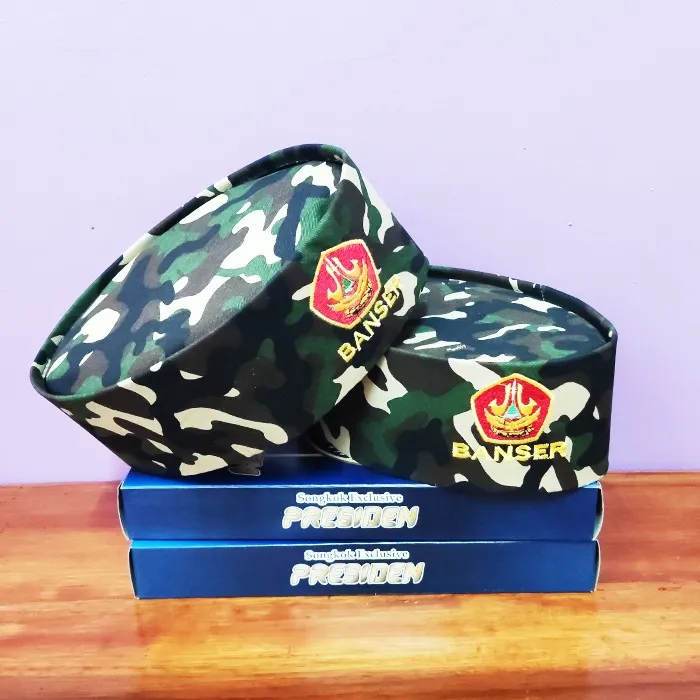 Peci Pria NU BANSER LORENG Hijau Nahdlatul Ulama Dewasa & Anak Model