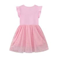 【cw】2022 New Childrens Clothing Girls Dress Summer Super Fashionable Children European and American Skirt Distribution ！