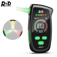 R D RD900 Alcohol Tester Rechargeable Digital Breath Tester Breathalyzer Gas Alcohol Detector for Personal Professional Use