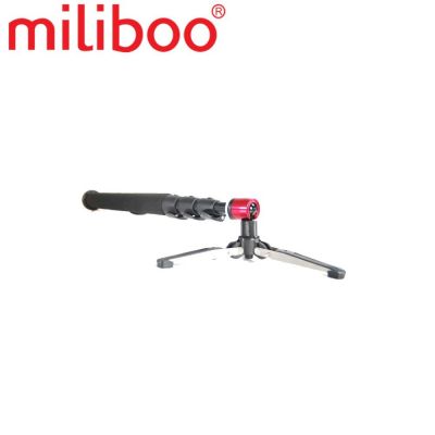 Miliboo MTT704B SLR ตัวยึดกล้องคาร์บอนขาตั้งกล้องสามขาไฟเบอร์ขาตั้งกล้องพับได้อเนกประสงค์สำหรับขาตั้งสามขาสำหรับมืออาชีพถ่ายภาพ