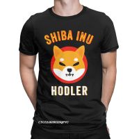 Men s Shiba Inu Hodler Token Tee Shirt Crypto Coin Tshirt SHIB Doge Bitcoin Cryptocurrency Clothes Plus Size T-Shirts XS-4XL-5XL-6XL