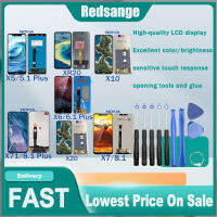 Redsange หน้าจอจอ LCD แบบดั้งเดิมสำหรับ Nokia X 5(5.1บวก) X6(6.1บวก) X7(8.1) X71(8.1บวก) X10 X20 XR20หน้าจอสัมผัสแอลซีดีสำหรับชุด Nokia X พร้อมเครื่องมือซ่อมและกาวฟรี