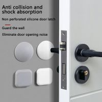 2PCS Silicone Stopper Door Mute Stickers Handle Bumpers Protection Porte Pad Door Stopper Hardware Bumper Wall Mat Decorative Door Stops