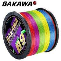 BAKAWA Spot 4/9/12 Strand Japanese Braided Fishing Line Super Strong 100% PE Durable Multifilament 100/300/500M Woven Thread