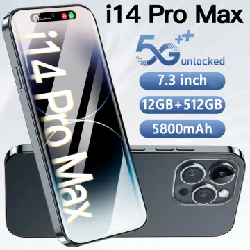 2023 Global Version i14 Pro Max 5G Smartphone 16G+1TB 7.3 inch Cellular  8000mAh Phone 5G Network 50MP Unlocked Dual SIM Phone