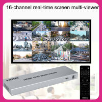 16X1 HDMI แบบ Multi-Viewer 4 8 16ช่องสวิตช์ตัวแยกหน้าจออเนกประสงค์16ช่องสวิตช์ไร้รอยต่อ16 In 1สำหรับกล้องพีซีไปยังทีวีมอนิเตอร์