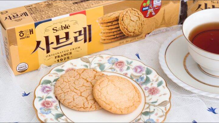 คุ๊กกี้เกาหลี-คุกกี้บัตเตอร์-haitai-sable-cookies-84g