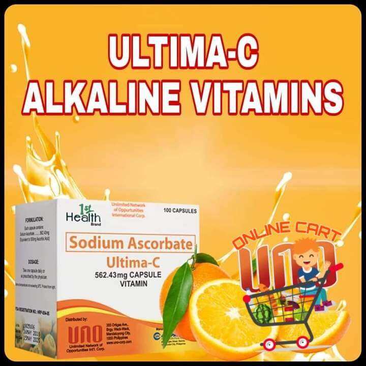 Ultima C (Sodium Ascorbate) 20 CAPSULE VITAMINS NA PAMBATA AT