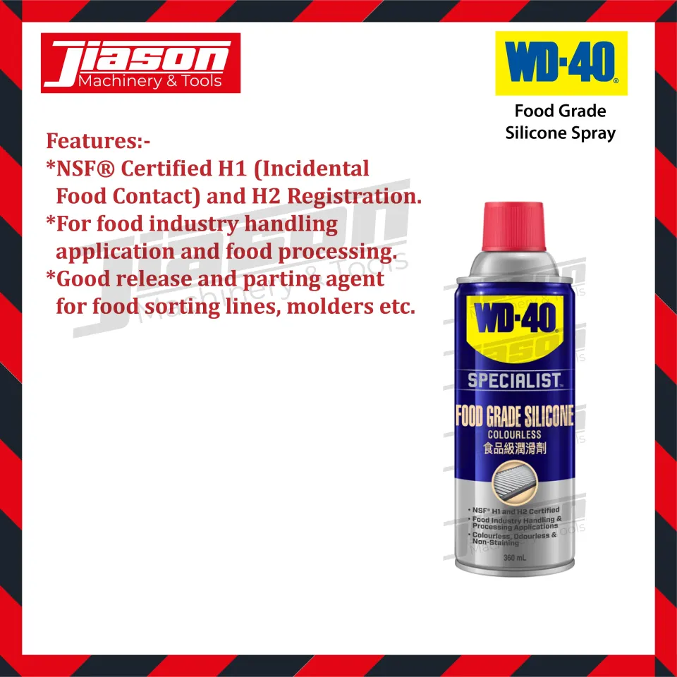 WD-40 Specialist Food Grade Silicone Spray NSF Certified 360ML +