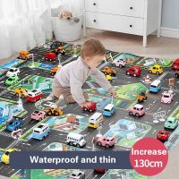 City Rug Kids Toys Games Road Mat Children Traffic Car Map Boy Girls Educational Toy Road Carpet Playmat for Baby Mats Cartoon