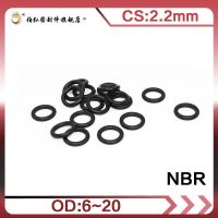 【hot】☁  Rubber NBR O-Ring CS2.2mm Thickness OD6/7/8/9/10/11/12/13/14/15/16/17/18mm O Gasket Washer