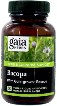 Gaia Herbs Bacopa 60 Vegan Liquid Phyto-Caps