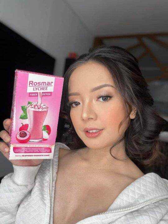 AUTHORIZED DISTRIBUTOR Best Seller ROSMAR DETOX DRINK LYCHEE FLAVOR 10