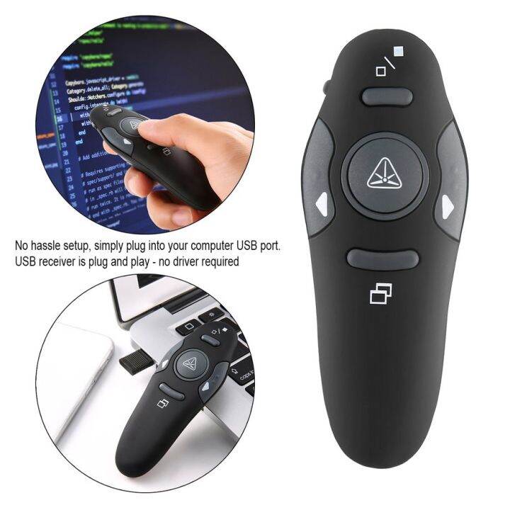 WIRELESS PRESENTER/LASER POINTER 2.4GHZ (016) Lazada PH