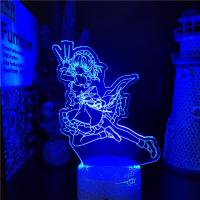 Anime 3d Lamp Touhou Project Sakuya Izayoi Led Night Light Girls Kids Bedroom Decor Nightlight Table Lamp Gadget Birthday Gift Night Lights