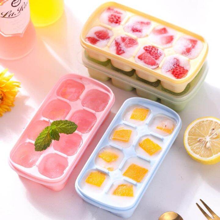 MINI Small Ice Tray Ice Cubes Soft Bottom Ice Tray Ice Cubes Storage Box 