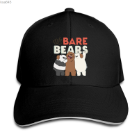 We 2023 Project New Fun Bare Bears Baseball Cap Snapback Hats Peaked Cap Versatile hat
