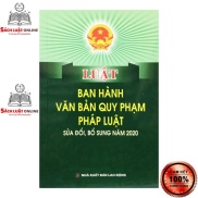 Sách - Luật ban hành văn bản quy phạm pháp luật NXB Lao động