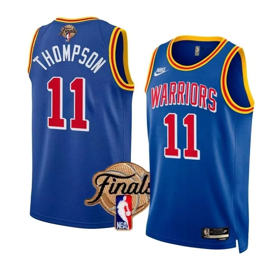 klay thompson finals jersey