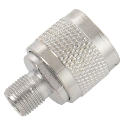 2pcs N Type male plug to F female RF coaxial adapter connector for Wireless antenna,silver