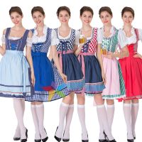 New real shot Halloween beer girl dress performance costume maid large size German Oktoberfest