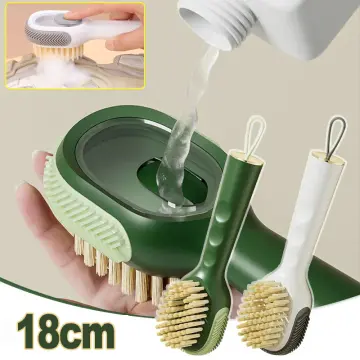 Multifunctional Shoe Brush, Household Press Automatic Liquid-filling  Laundry Brush, Laundry Washing Shoes Cleaning Brush Artifact